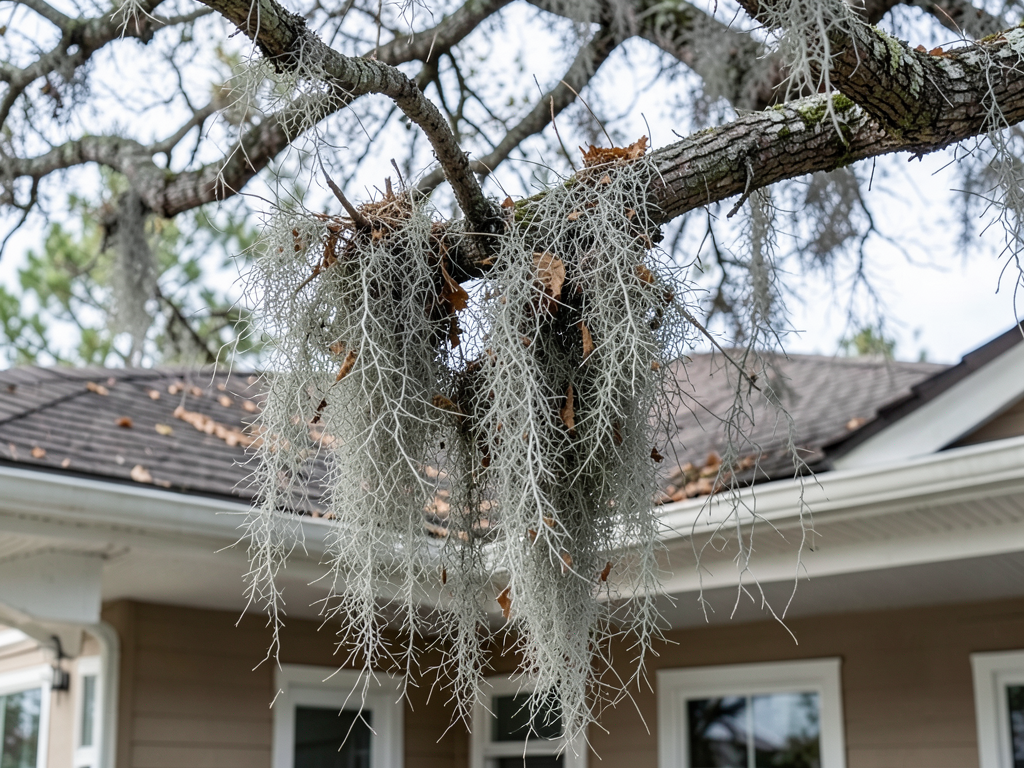 Preventing Spanish Moss and oak debris from rot-proofing your Winter Garden roof