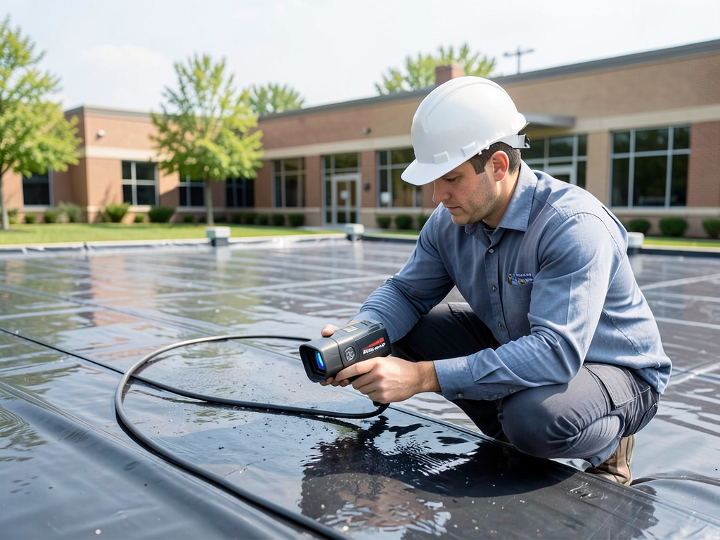 Professional flat roof repair and maintenance serv