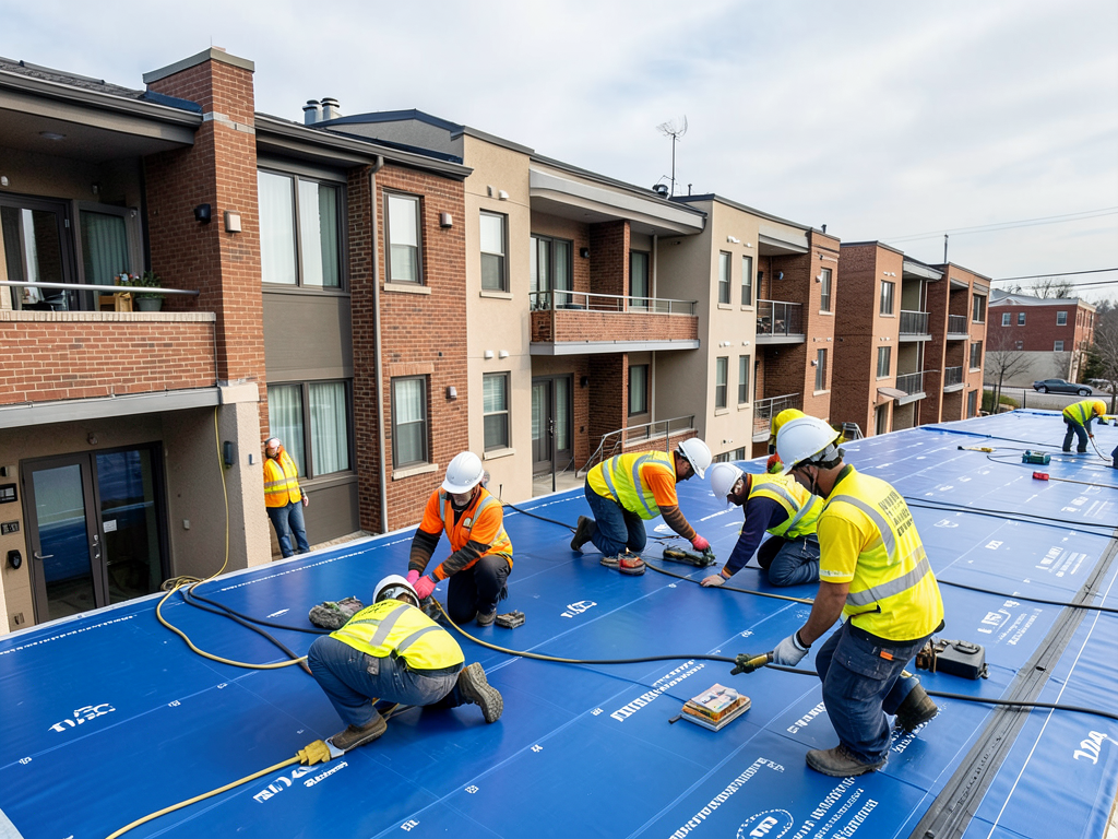 Roofing services for metrowest apartment complexes