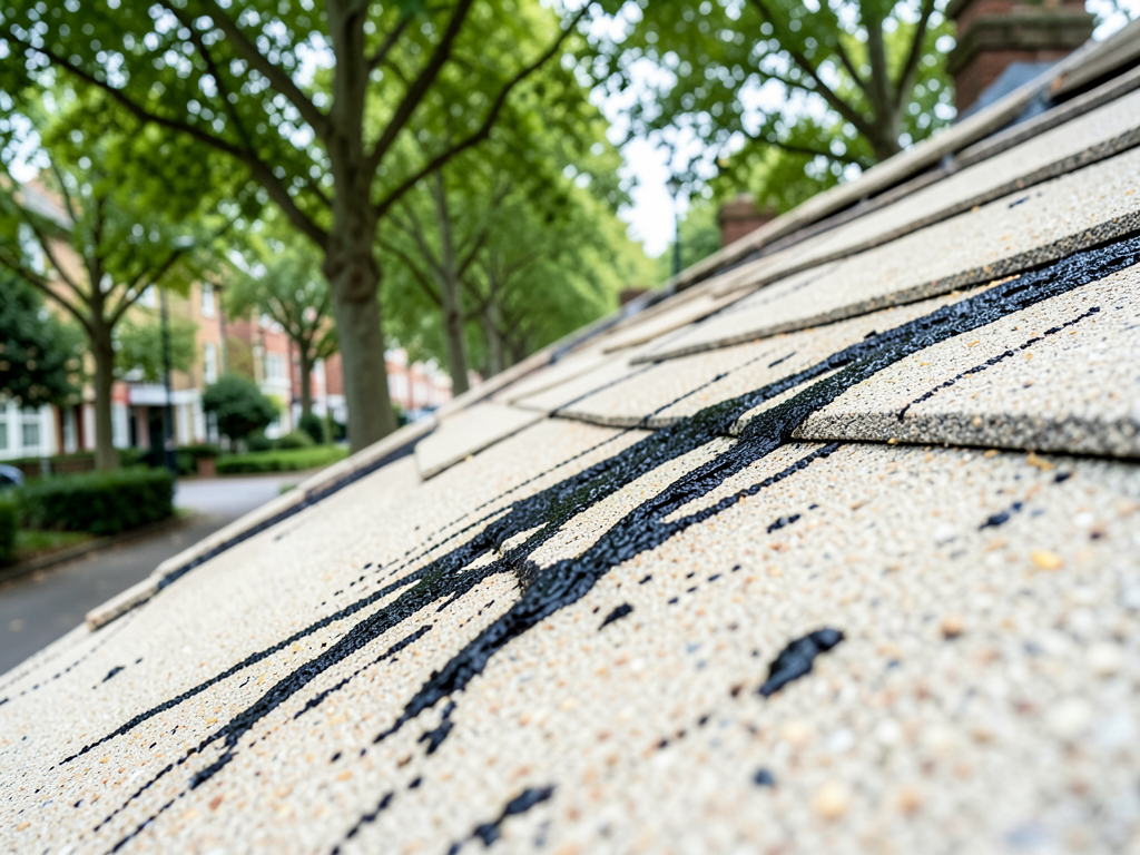 Using zinc strips to keep those ugly green algae stains off your brand new roof in Heathrow