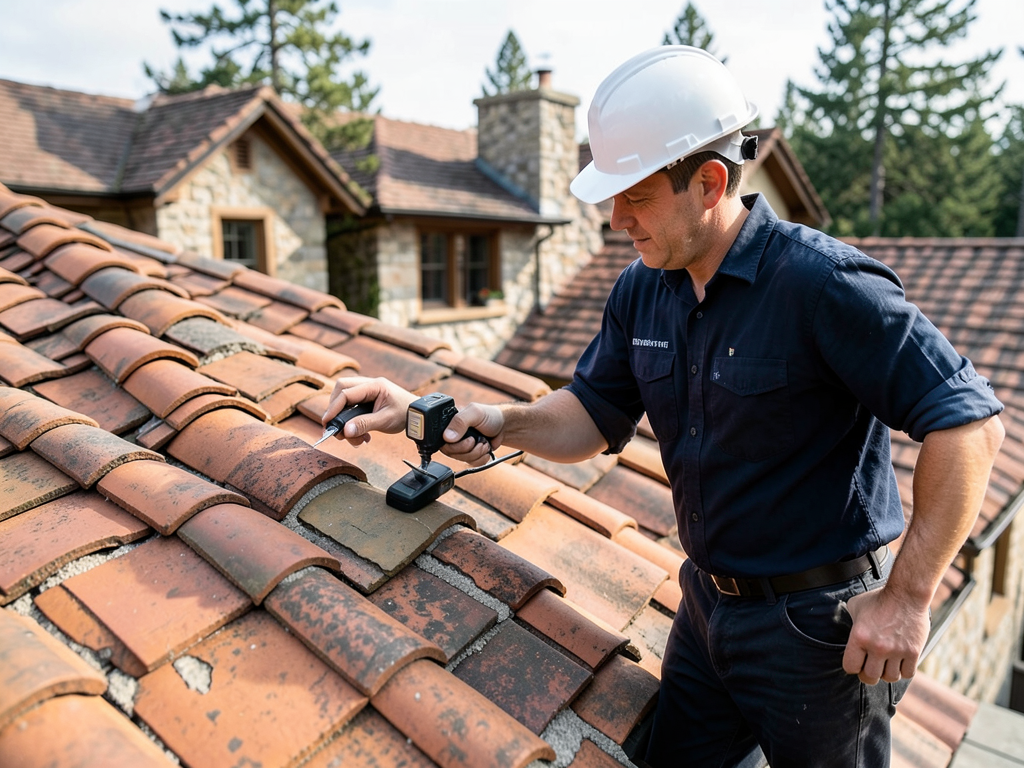 Who to hire for clay tile roof repairs in winter p